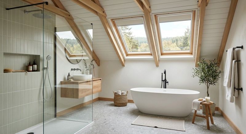 Attic Bathroom Remodeling in Ellis County, TX