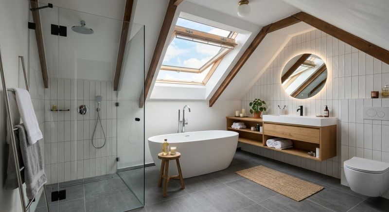 Attic Bathroom Remodeling in Ellis County, TX
