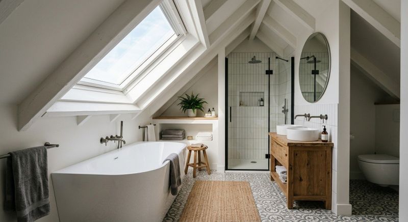 Attic Bathroom Remodeling in Ellis County, TX