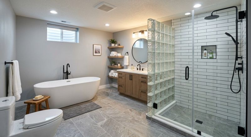 Basement Bathroom Remodeling in Ellis County, TX
